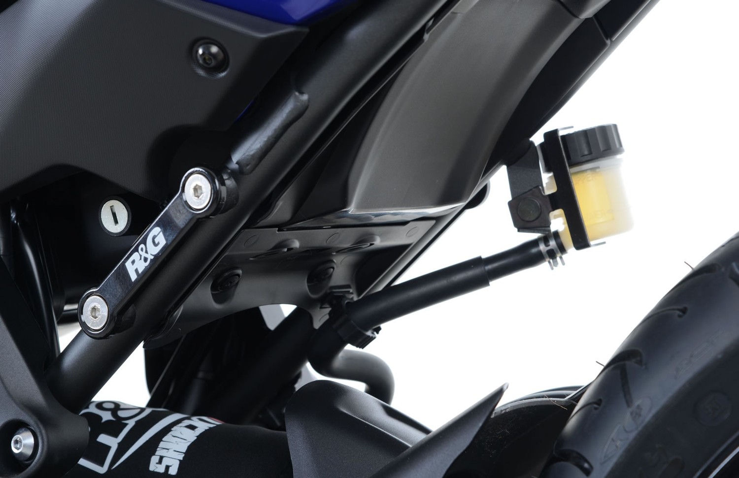 R&G Racing Rear Footrest Blanking Plate (Pair) for the Yamaha FJ-07 / Tracer 700 '16-'20 R&G Racing Rear Footrest Blanking Plate (Pair) for the Yamaha FJ-07 / Tracer 700 '16-'20